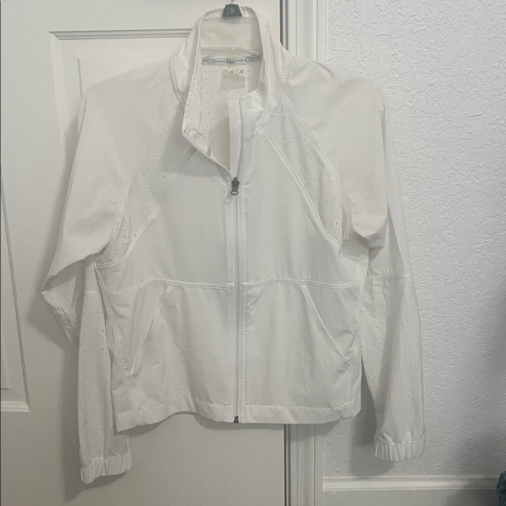 CALIA by Carrie Underwood White Perforated Jacket